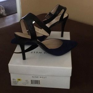 Nine West Pumps.....w/ ankle strap.....